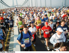 Coureurs du semi-marathon de New York